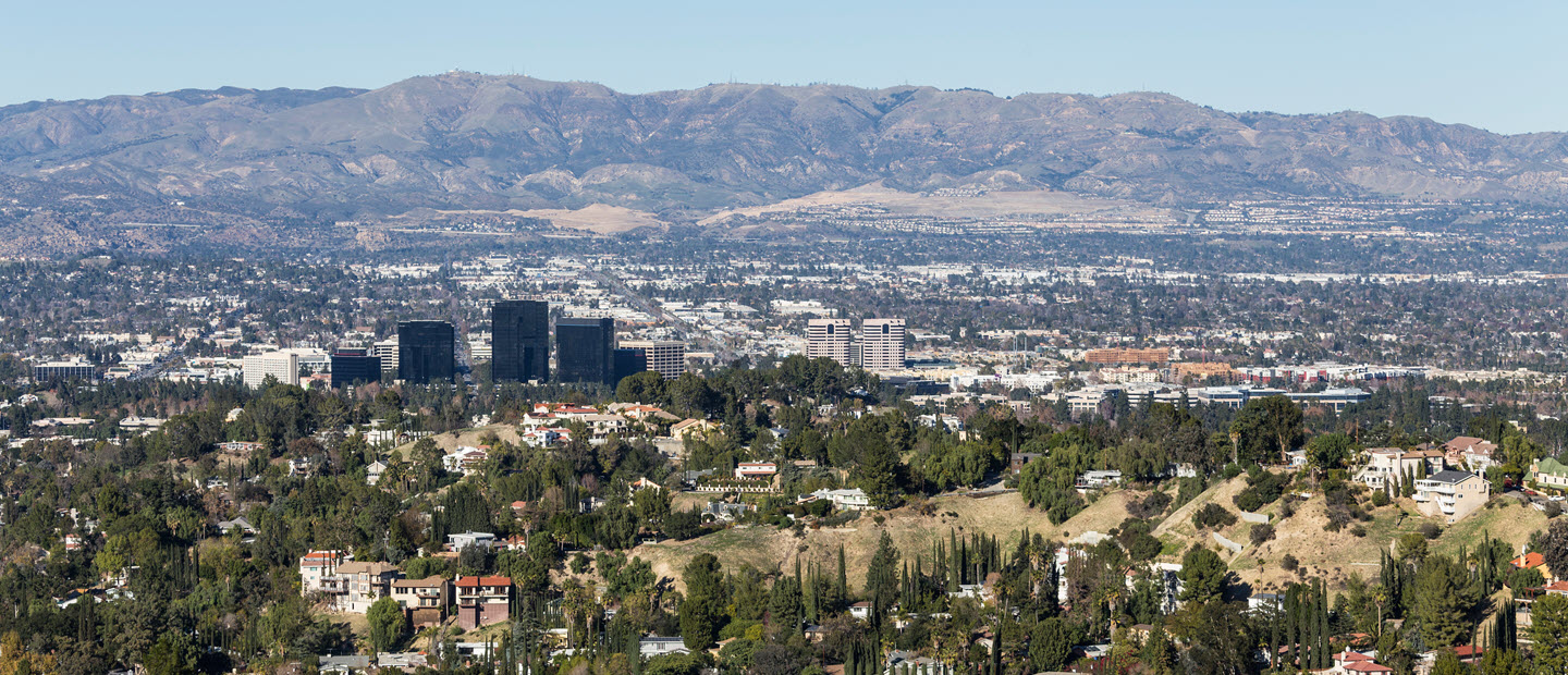 Woodland Hills skyline