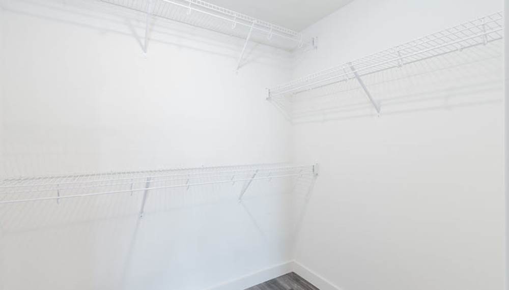 Station Park Green Studio Walk-in Closet