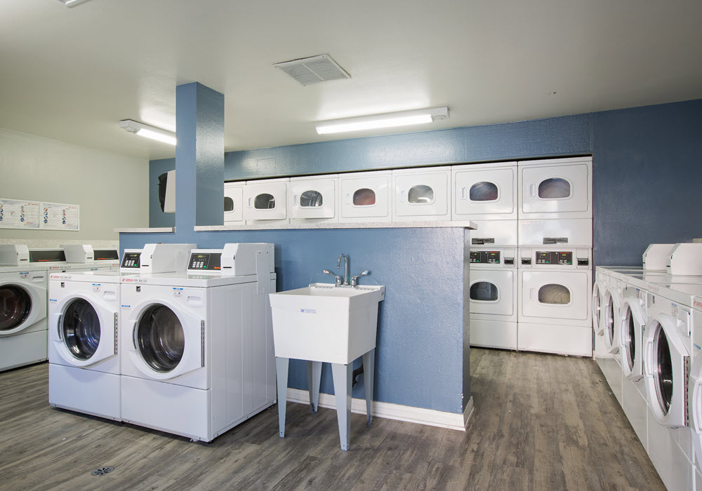 The Barkley Apartments' Community Laundry Room.