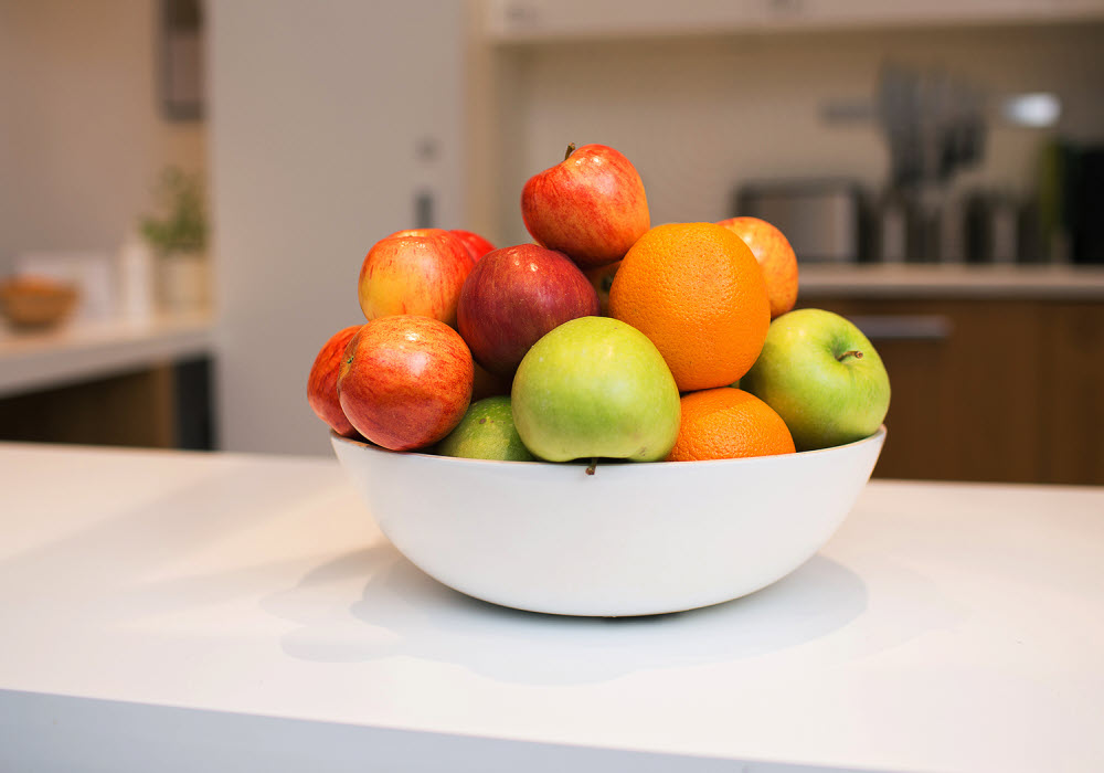 Bowl of Fruit in an Apartment Home