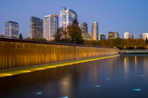 Skyline at dusk