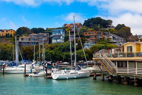 Pier featuring boats.